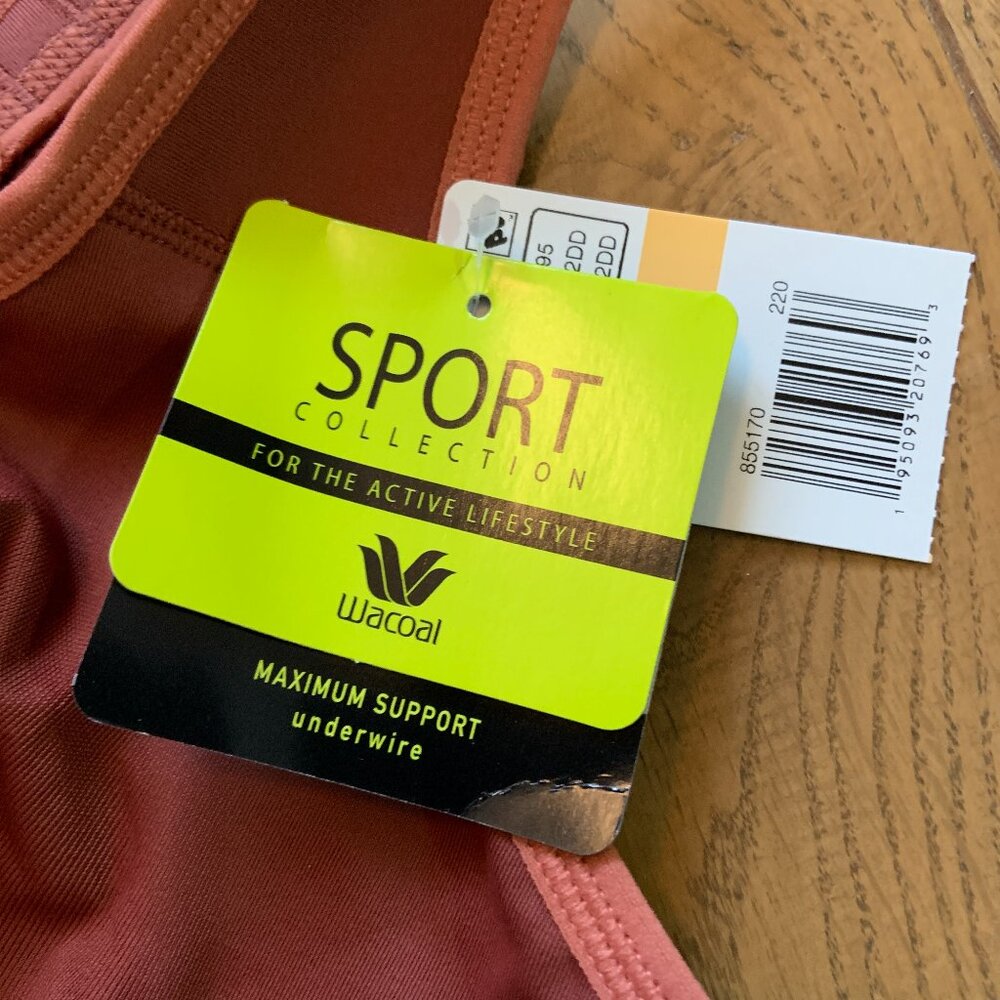 Wacoal Henna Simone Sport Underwire Bra Maximum Support Size 42DD - Picture 3 of 10